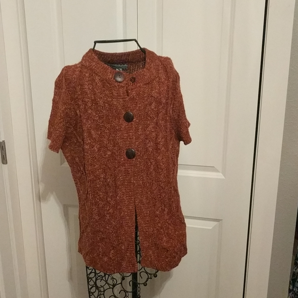 Button up sweater